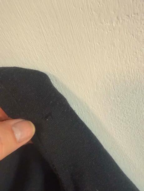 Čierne úpletové šaty pohodlné a elastické, xl