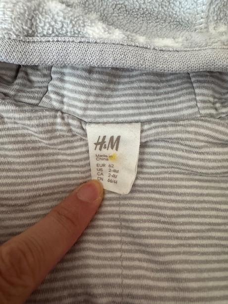 Flísový overal, h&m,62
