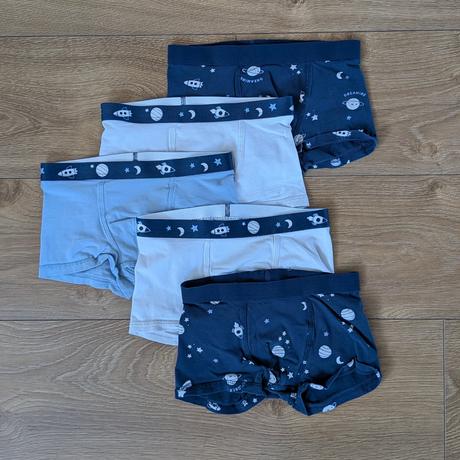 5ks boxerky h&m veľ. 122/128, h&m,122