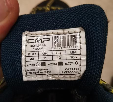 Trekove topanky cmp veľkosť 29, 29