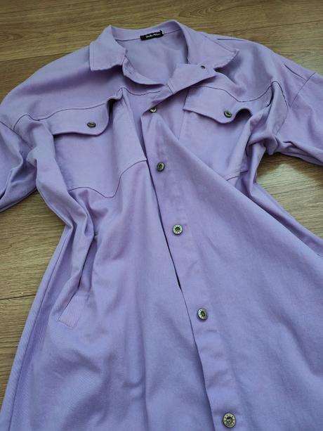 Nádherný fialový kabát, l