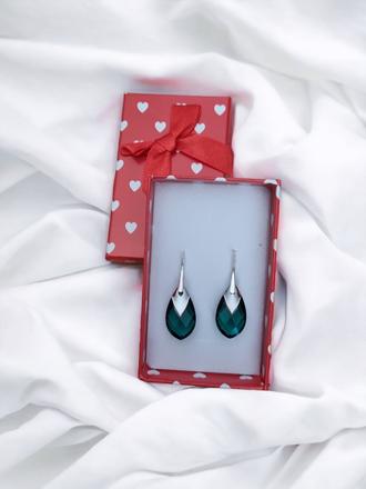 Strieborné náušnice slzy, 