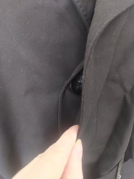 540 cierny kabat pre moletky uplne cierny prepac, xl