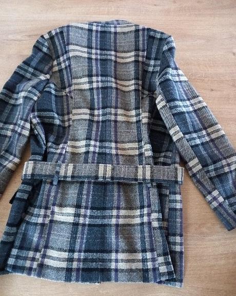 Károvaný kabát, f&f,46
