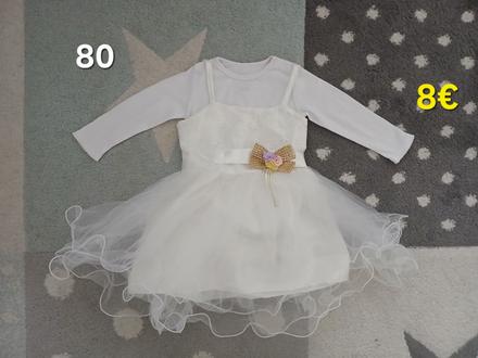 Biele slavnostne saty 80, 80