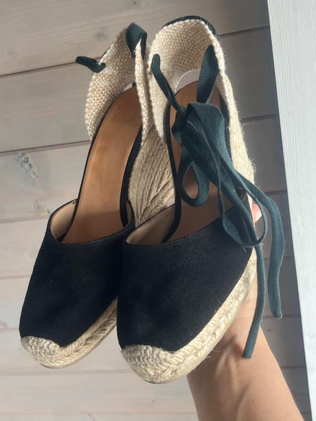 Letná elegancia castañer espadrilky, 39