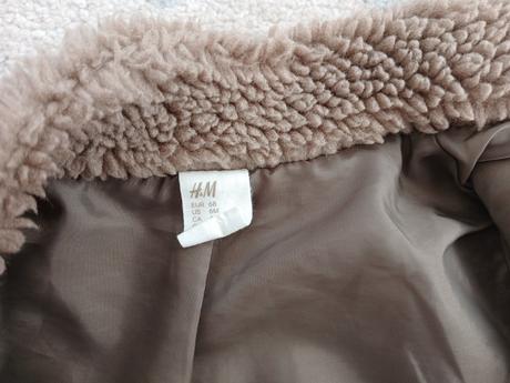 Teddy mikinova bunda 68, h&m,68
