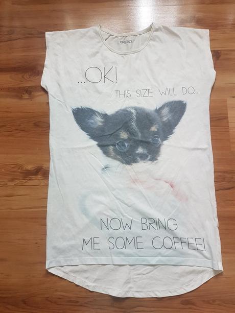 Predĺžené tričko/nočná košeĺa, l