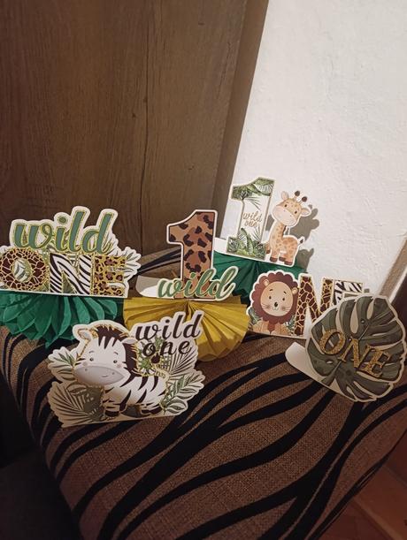 Narodeninová výzdoba safari 1 rok safari,
