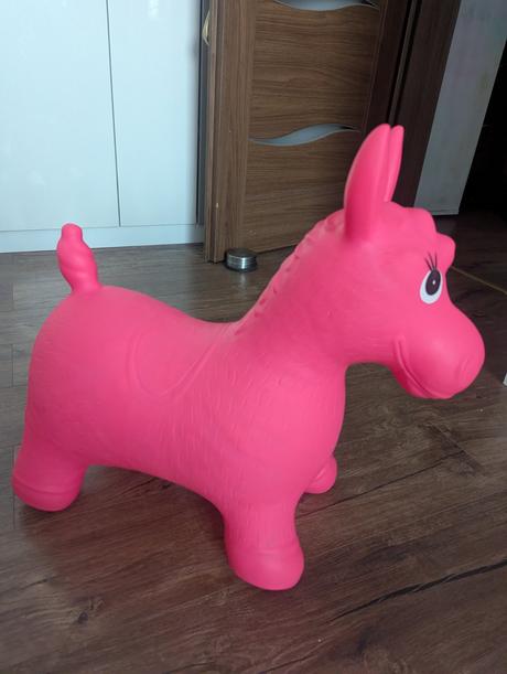 Skákací gumený somárik / hopsadlo, 