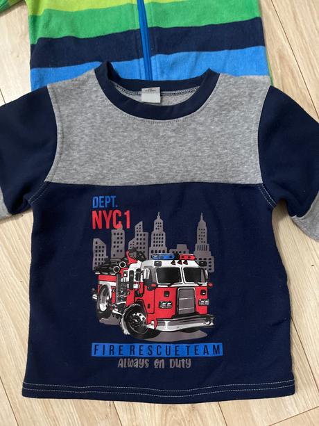 2 zateplene mikiny+1, h&m,110