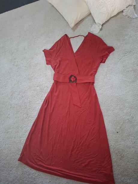 Oranzove saty dlhe, 44