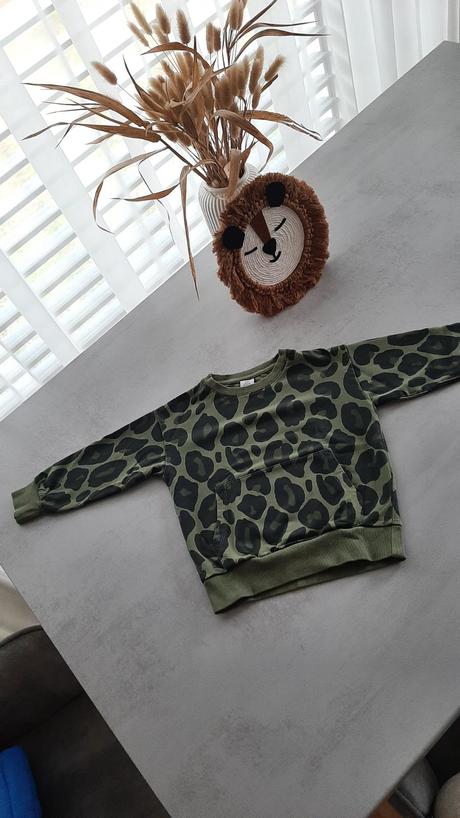 Mikina s gepardím vzorom, lindex,98