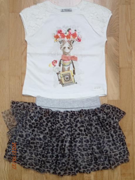 Sukienka next +tričko mayoral, mayoral,98