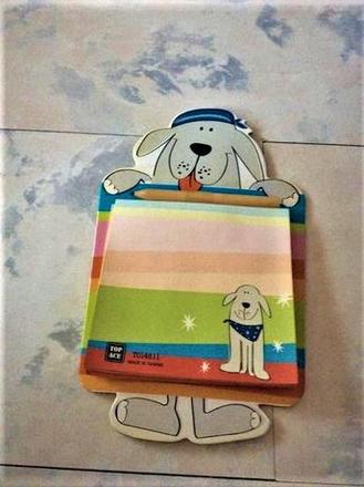 Veľká magnetka s pozn.blokom a ceruzou,