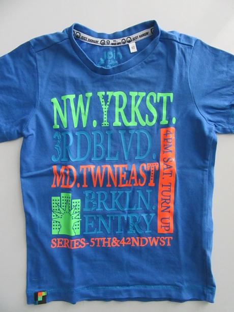 Tričko s farebnými napísami, palomino,110