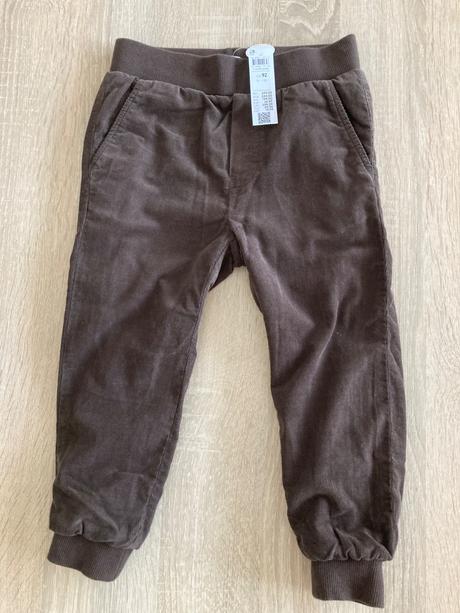 Lindex menčestrové tepláky 92, lindex,92