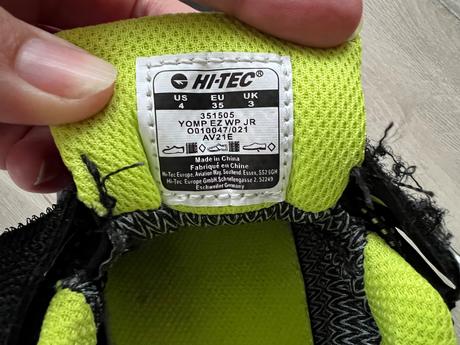 Turistické topánky top stav, hi-tec,35