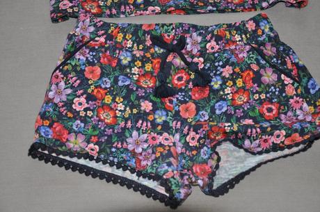 Tričko+sortky, h&m,110