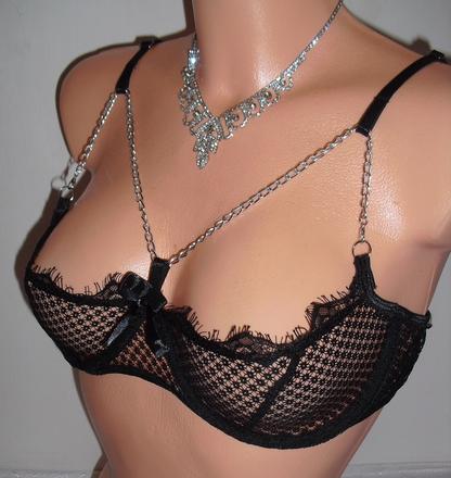 Sexy gogo podprsenka retiazkova, 80c