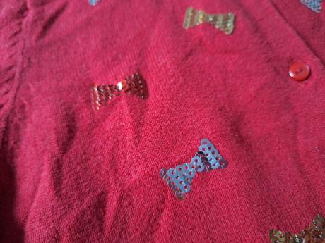 Cerveny svetrík, h&m,116