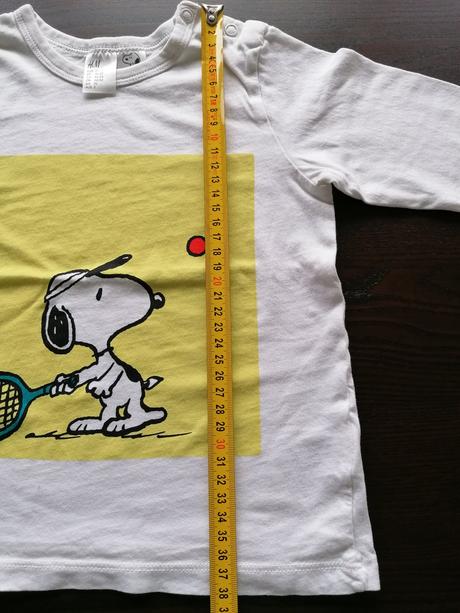 Snoopy tričko, h&m,92