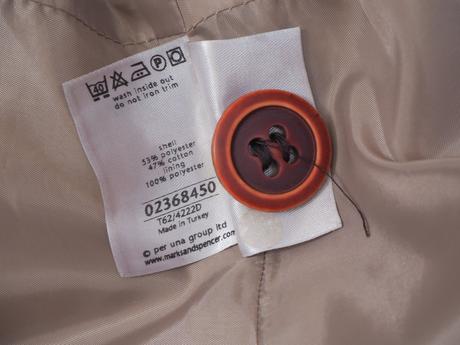 Kvalitný letný kabát per una, 40