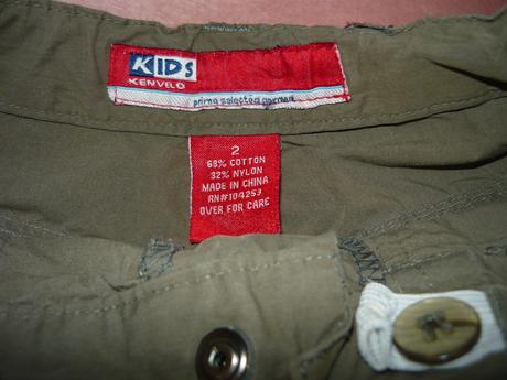 Nohavice krátke, kenvelo,104