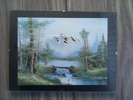 Obraz príroda v skle 24 x 18 cm, 