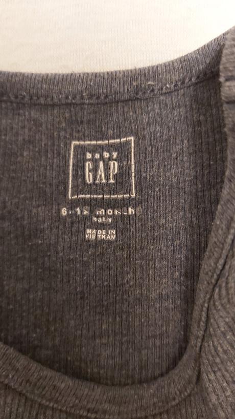 Bodytielko rebrované gap 74/80, gap,74