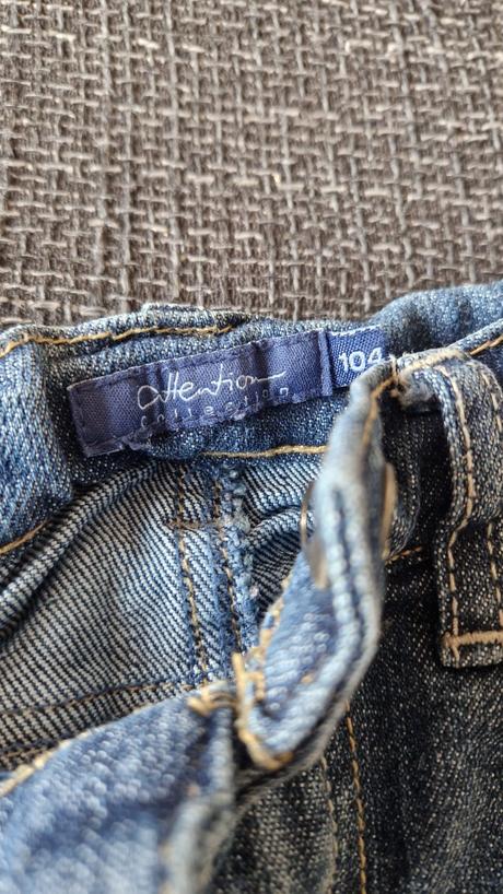 Dievčenské rifle 104 tmavomodré, 104