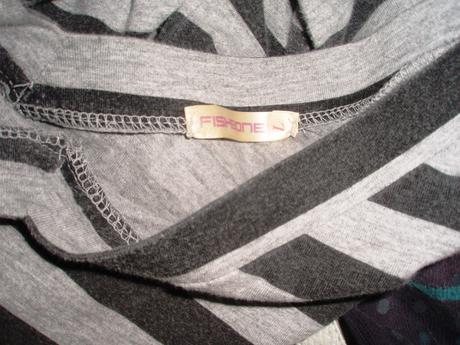 Páskované dlhšie tričko, fishbone,m