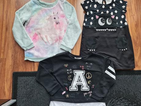 Balíček zn. h&m pre dievčatko, top stav, veľ. 6-8, h&m,128