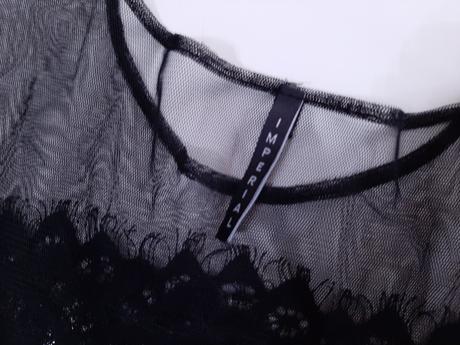 Imperial italy krajkovany top bluzka, s