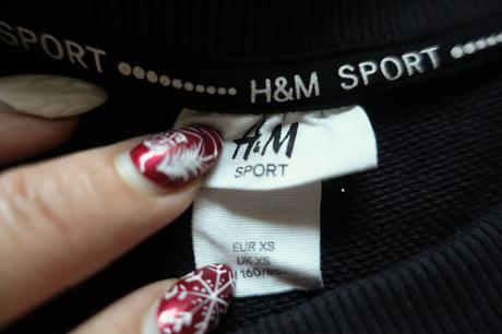 Mikina h&m sport, h&m,xs