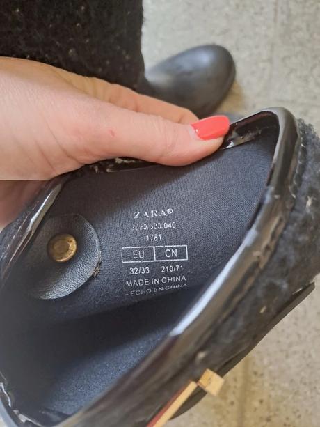 Zara pogumované, nepremokavé čižmy č. 32/33, zara,32
