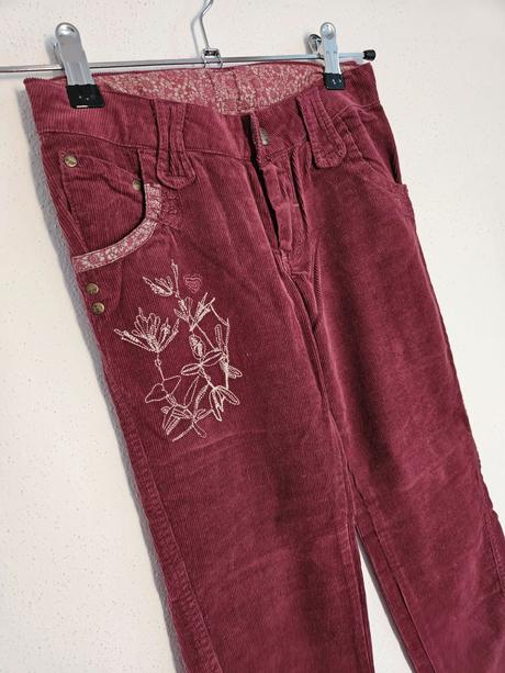 Mariquita kordové nohavice menčestráky 128, mariquita,128