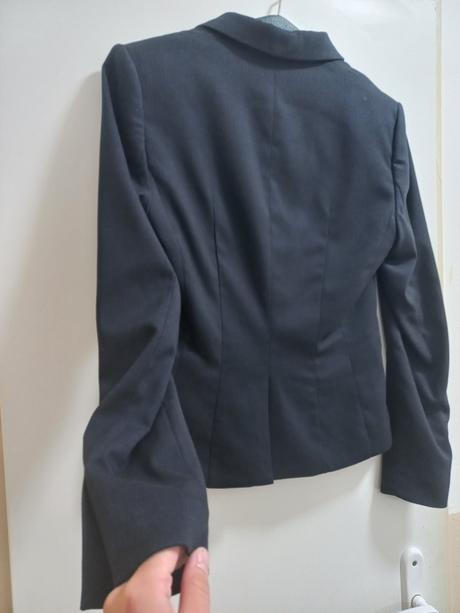 Dámske tmavé sako, h&m,xs