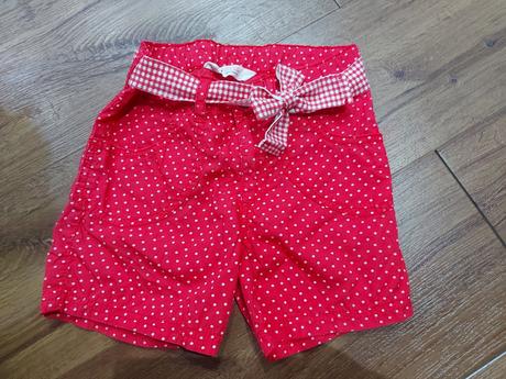 Bodkovane sortky h&m 116, h&m,116