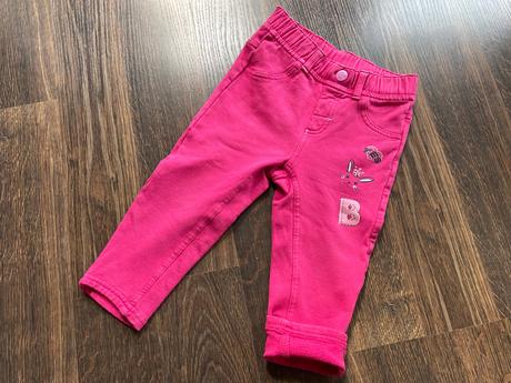Nohavice džegíny oteplené s vreckami 80, ergee,80