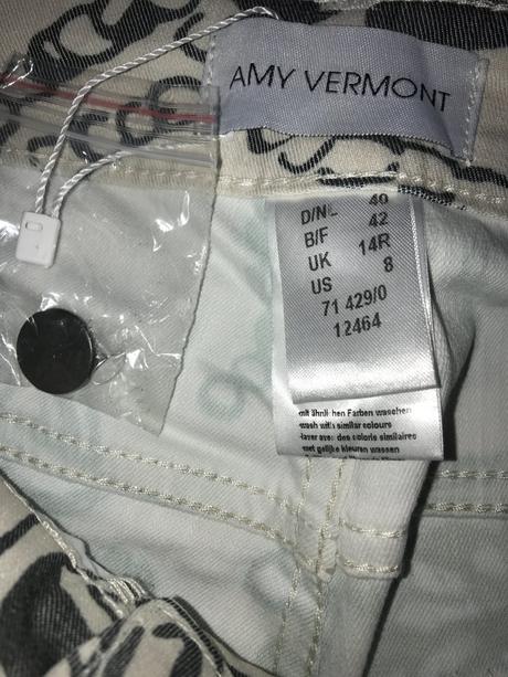 Vzorované extravagantné dámske nohavice, 40