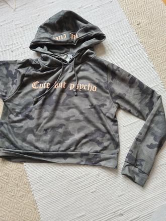 Crop top mikina, new yorker,s