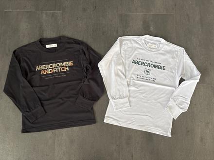 Tricka s dlhym rukavom a&f, abercrombie&fitch,134