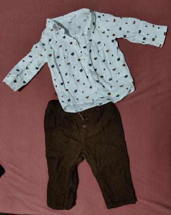 Fesacky outfit- mencestraky + kosela, h&m,68