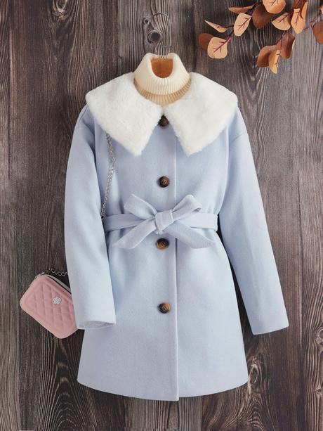 Kabát s kožušinkou, 128 / 134 / 140 / 146 / 152