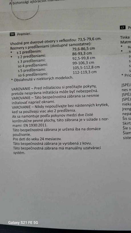 Zábrana do dverí pre deti, babydan