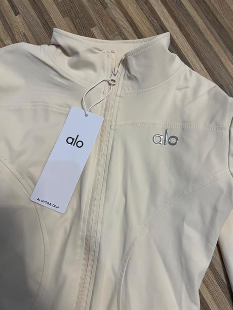 Obtiahnuta mikina na zips alo yoga - skladom s/m/l, m