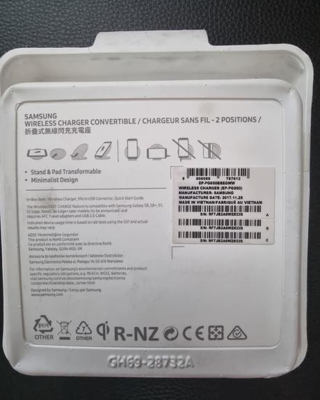 Samsung bezdrôtová nabíjačka, samsung