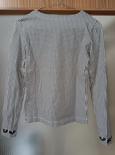 Čierno biele tričko, s