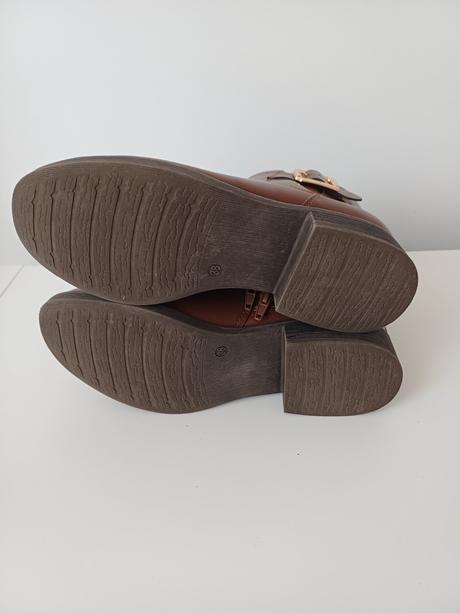 Dámske hnedé topánky, graceland,38